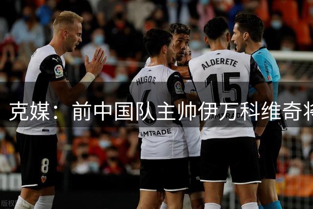 克媒：前中国队主帅伊万科维奇将出任阿联酋足协特别顾问